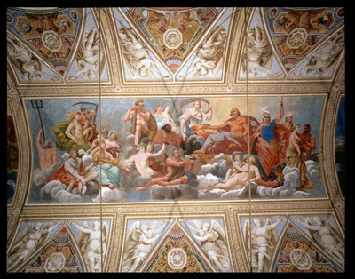 The Gods on Olympus, ceiling painting by Antonio Maria Viani